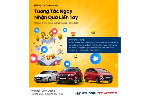 [Kết quả - Livestream]  “TƯƠNG TÁC NGAY – NHẬN QUÀ LIỀN TAY”