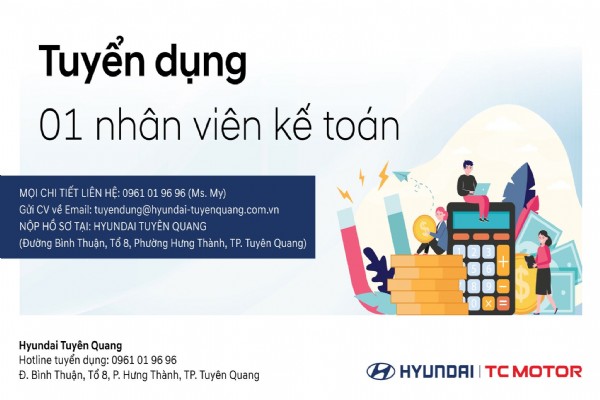 TUYỂN DỤNG NHÂN VIÊN KẾ TOÁN NỘI BỘ