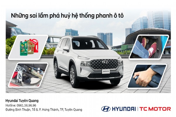 NHỮNG SAI LẦM PHÁ HUỶ HỆ THỐNG PHANH Ô TÔ