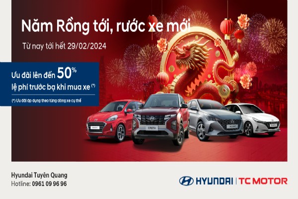 NĂM RỒNG TỚI - RƯỚC XE MỚI