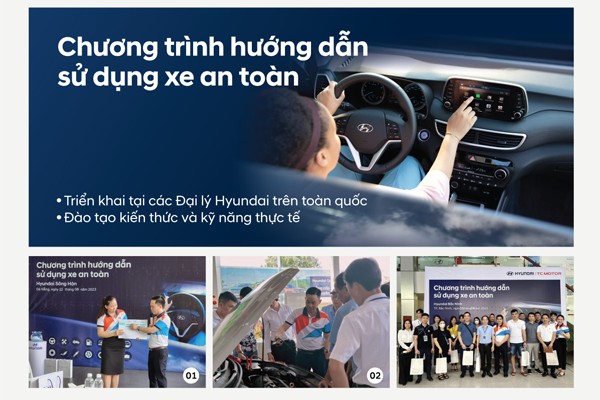 CHƯƠNG TRÌNH HƯỚNG DẪN SỬ DỤNG XE AN TOÀN năm 2024
