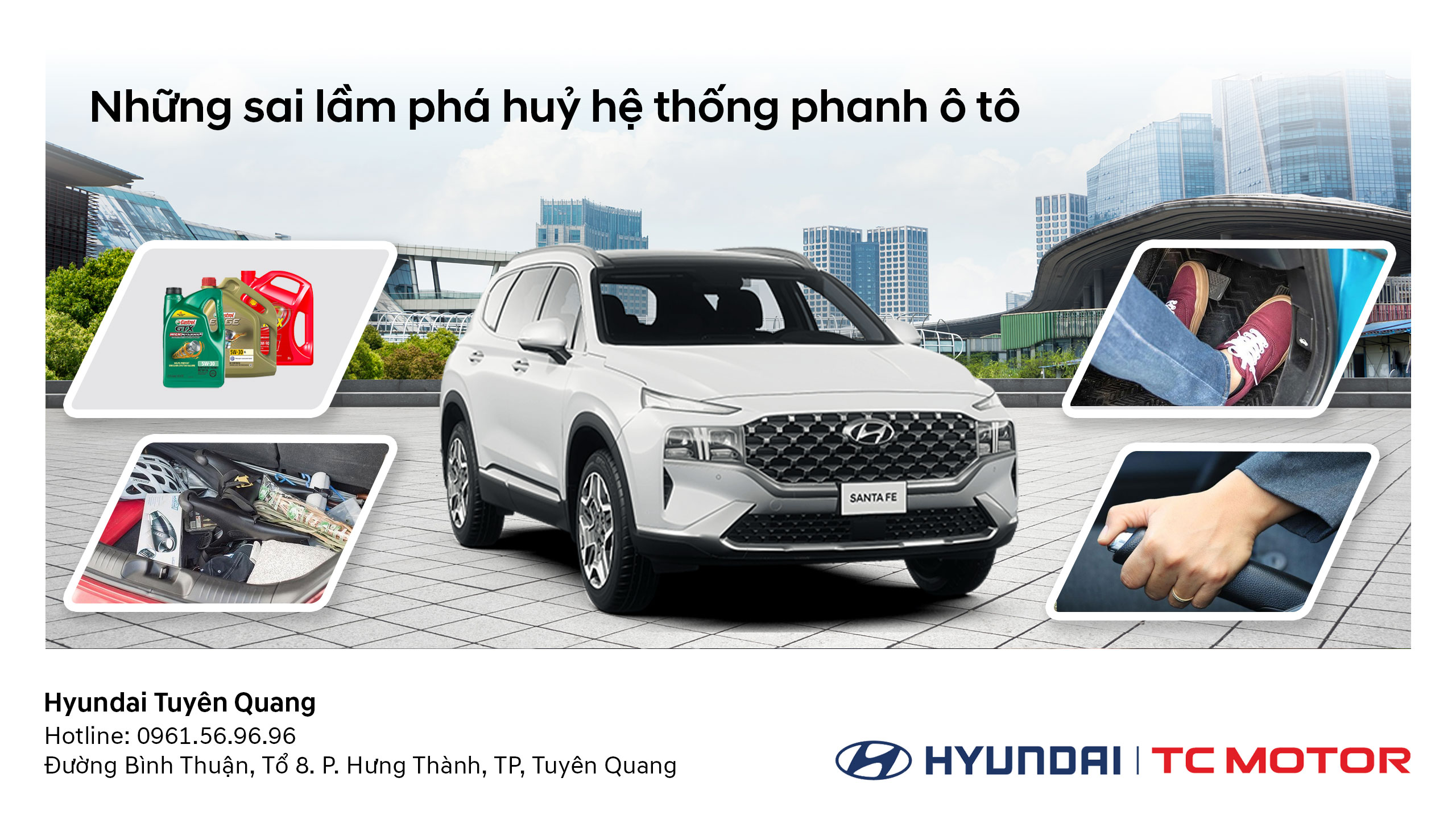 Những sai lầm phá huỷ hệ thống phanh xe ô tô