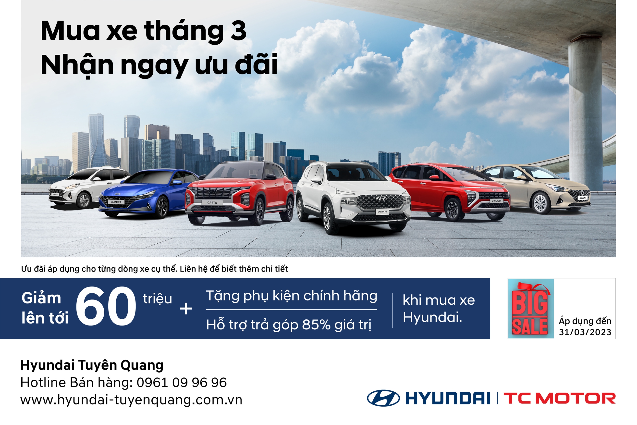 Mua xe tháng 3 - nhận ngay ưu đãi